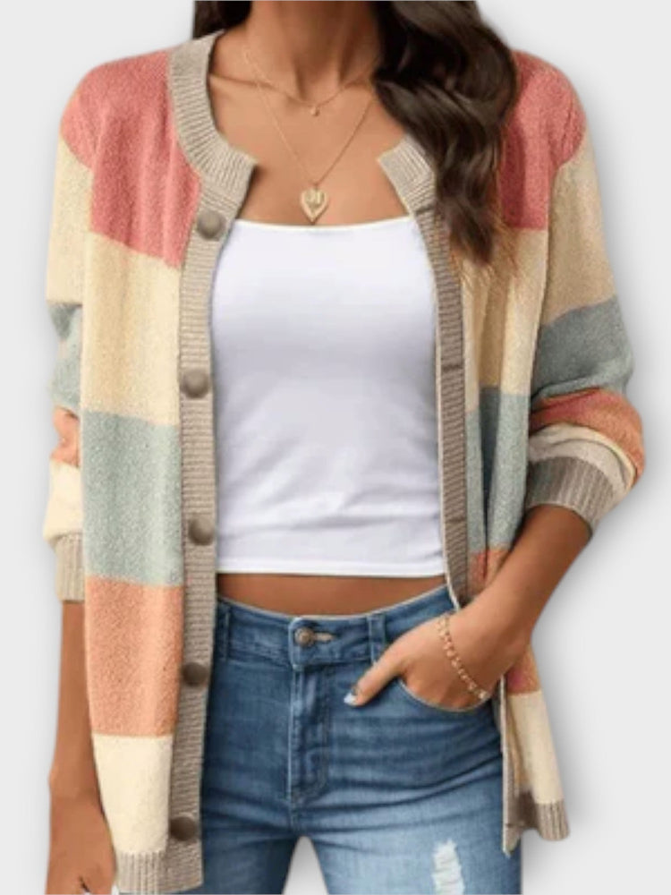 Lottenia - Striped Cardigan
