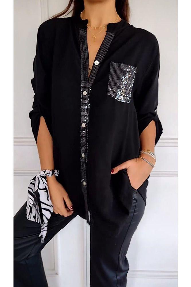 The Stella Sequin Blouse
