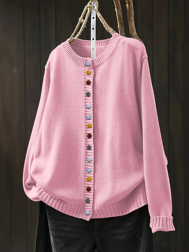 Alice | Gunilla – Knitted Cardigan with Decorative Buttons