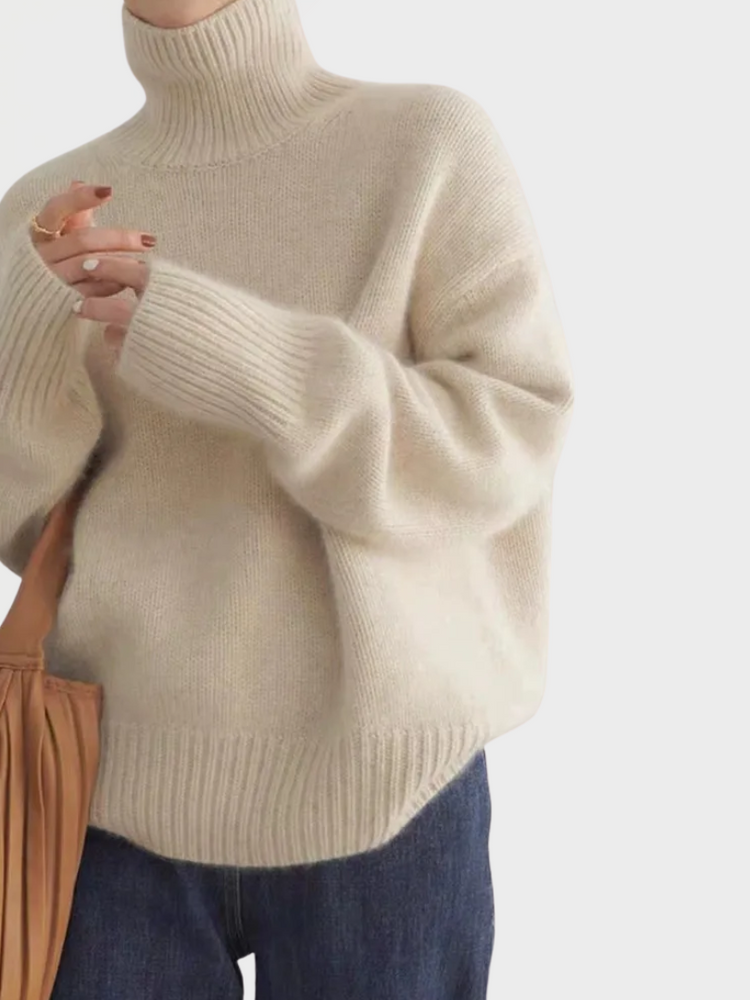 Isabella - High Collar Cashmere