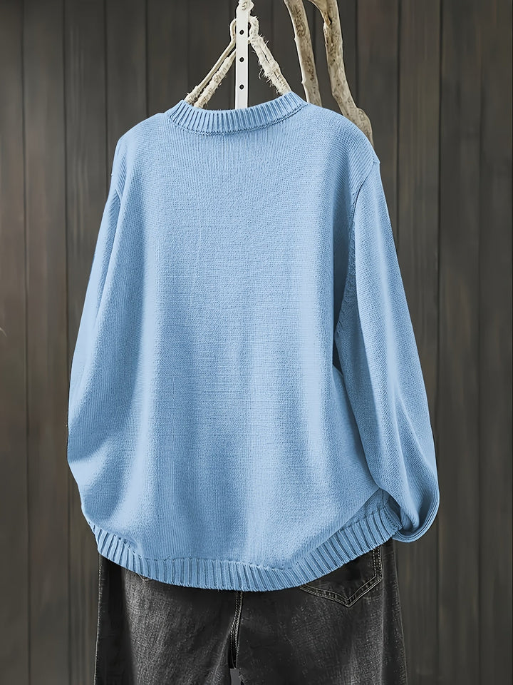 Alice | Gunilla – Knitted Cardigan with Decorative Buttons