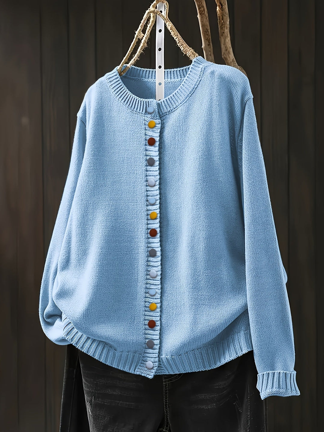 Alice | Gunilla – Knitted Cardigan with Decorative Buttons