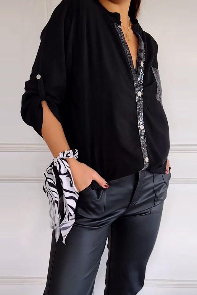 The Stella Sequin Blouse