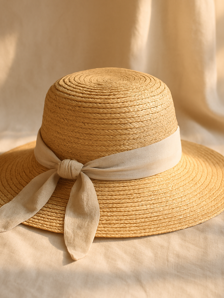 Elegant Summer Hat - White