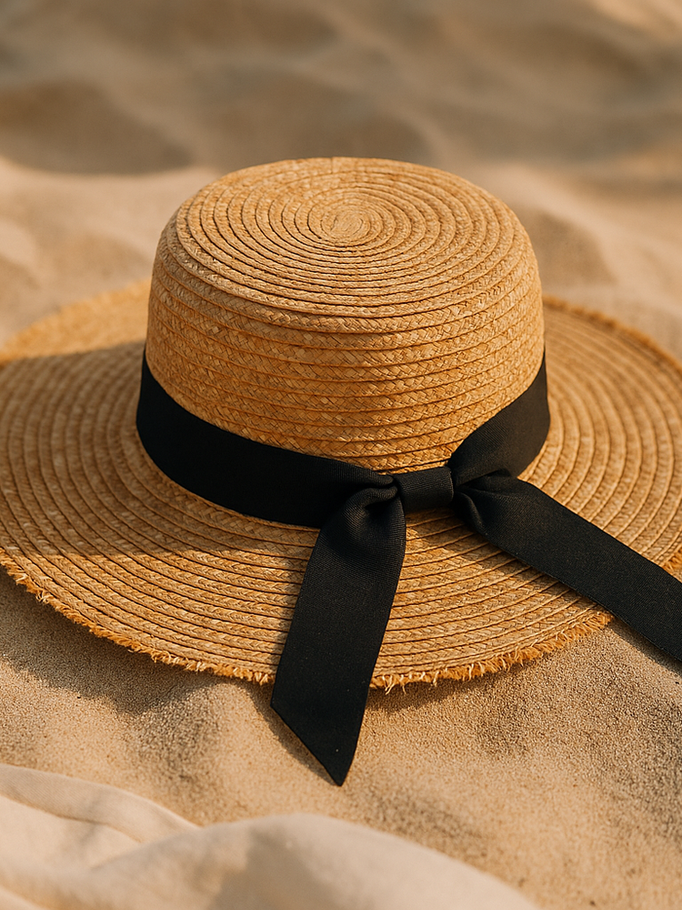 Elegant Summer Hat - Black