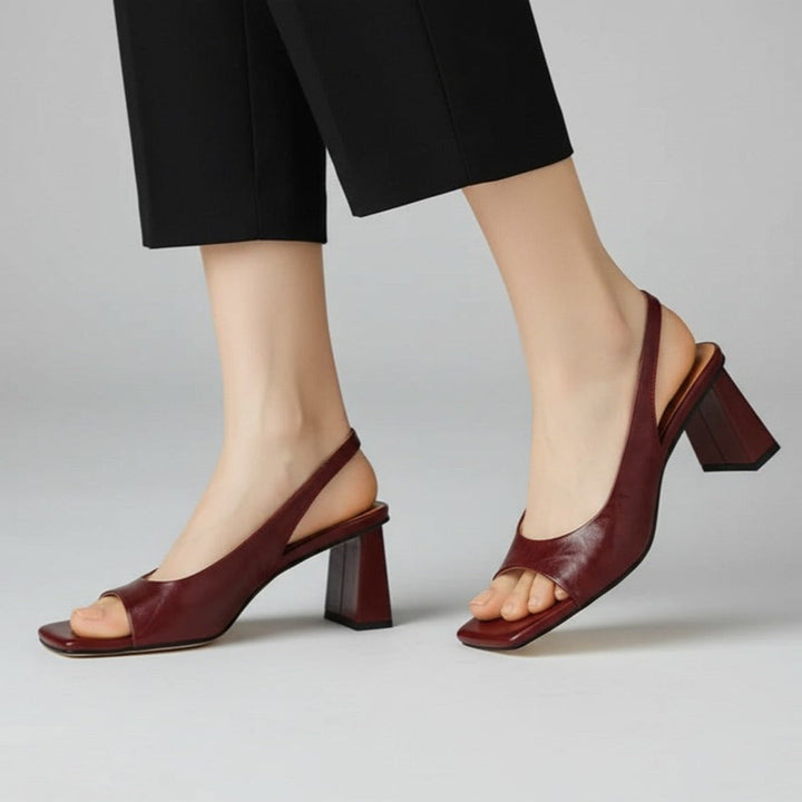 Averra Leather Heels