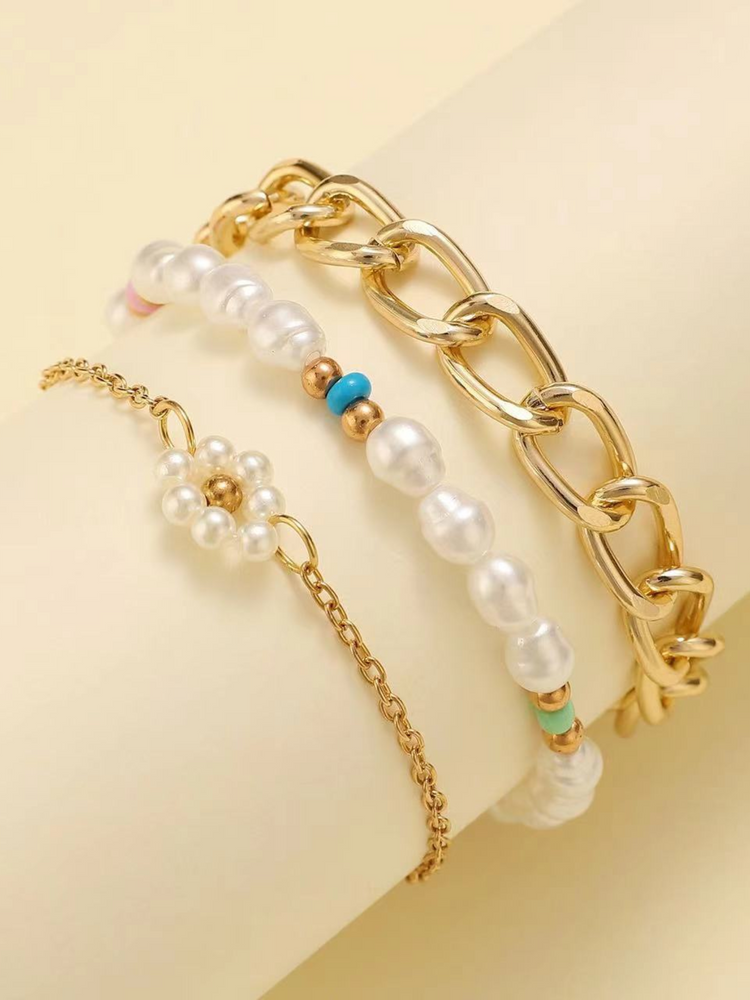 Daisy Pearl Bracelet Pack