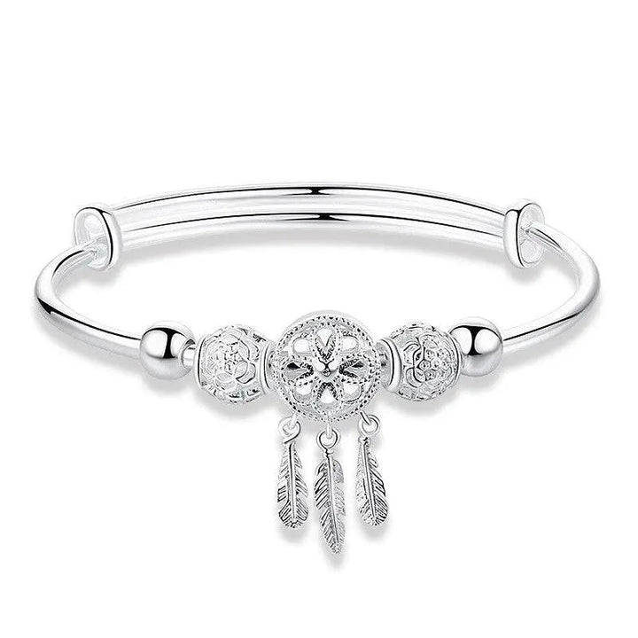 925 Silver Adjustable Dreamcatcher Bracelet