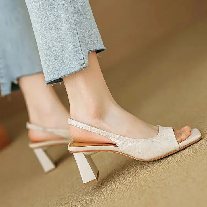 Averra Leather Heels