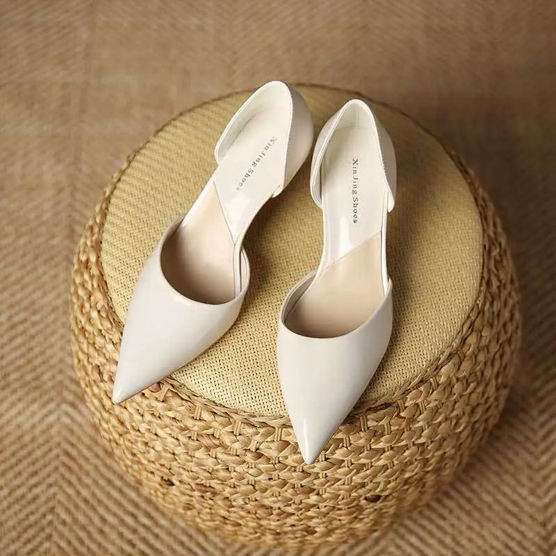 Aveline Leather Heels