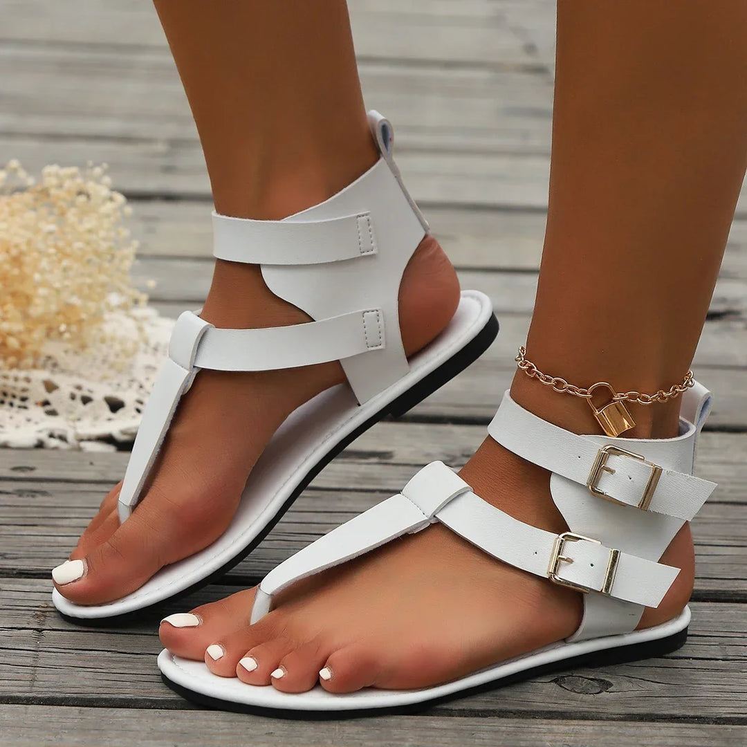 Avelyn Leather Sandals