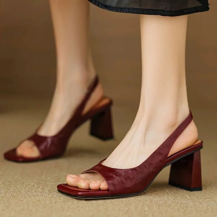 Averra Leather Heels