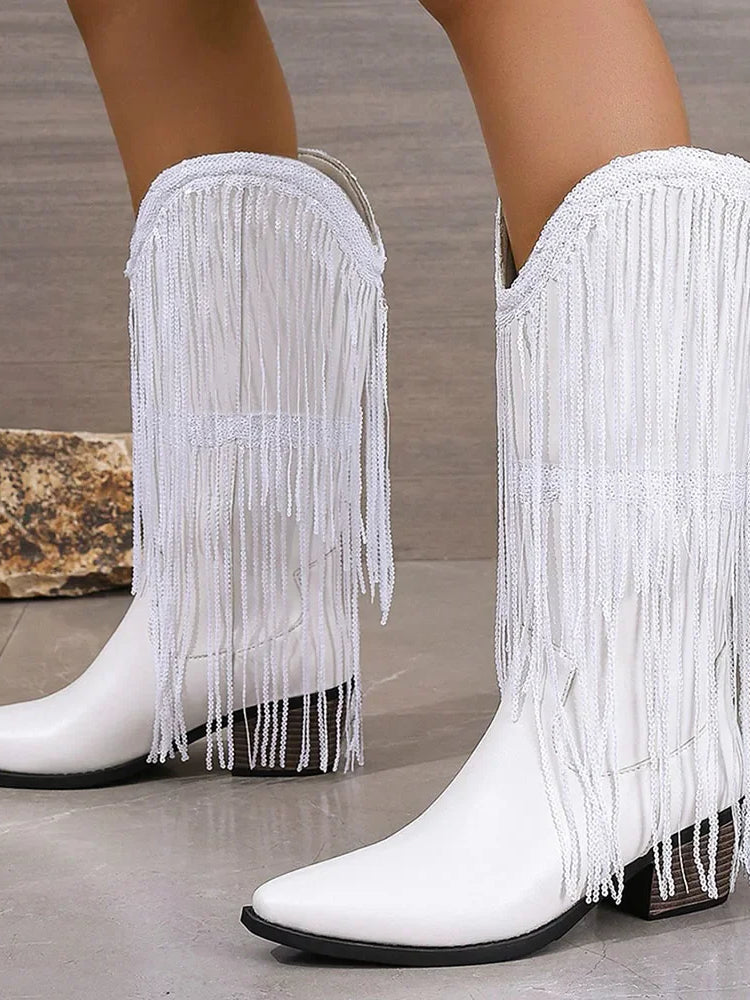 Savanna Fringe Boots
