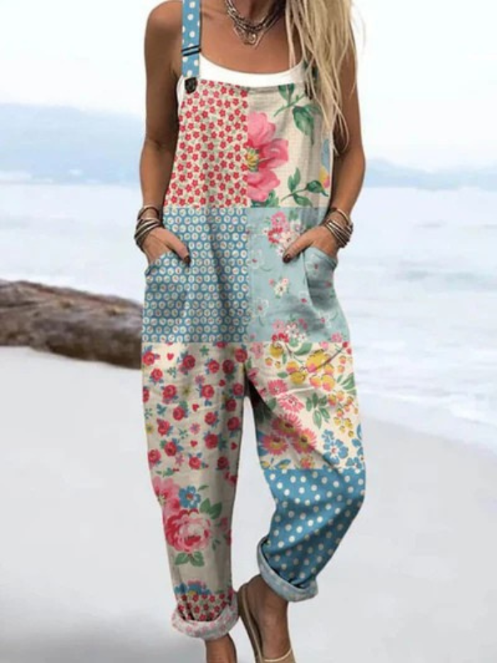 Jane – Casual Floral Jumpsuit