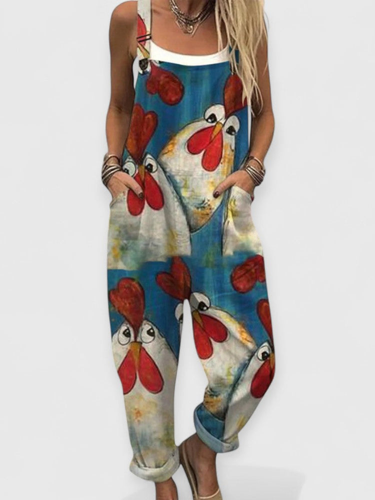 Eleanor | Vintage jumpsuit in premium material for a timeless look