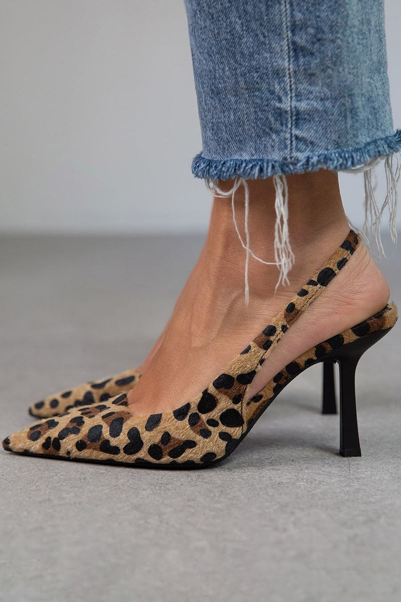Liora | Handcrafted leopard print court shoes