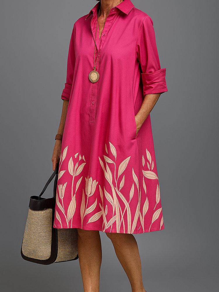 Jennifer – Luxe Midi Dress for Effortless Elegance