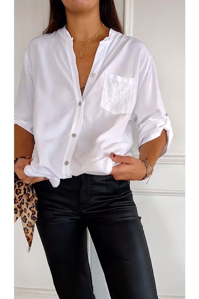 The Stella Sequin Blouse