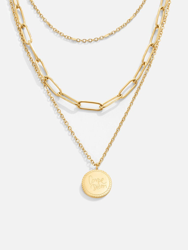 Janie Coin Layered Necklace