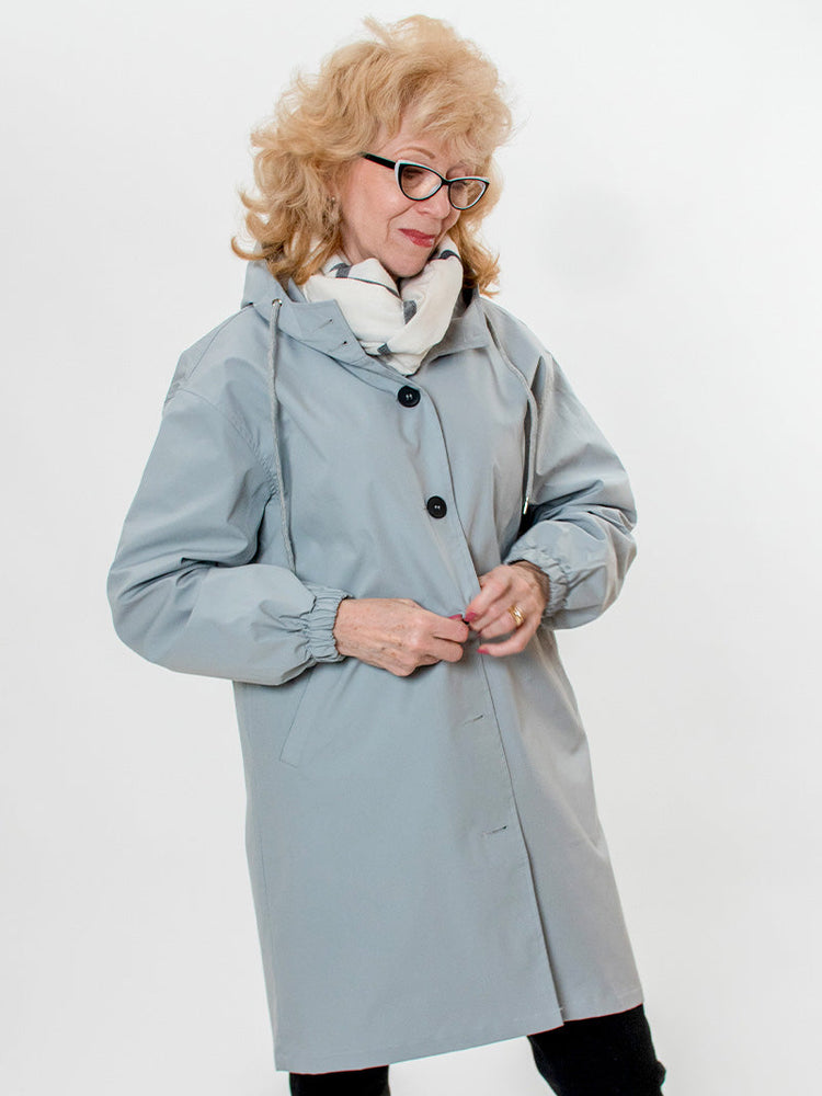 Rachel™ - Water-Resistant Oversized Hooded Windbreaker