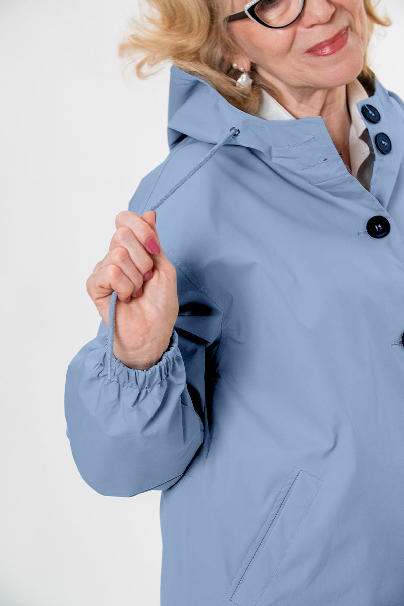 Rachel™ - Water-Resistant Oversized Hooded Windbreaker