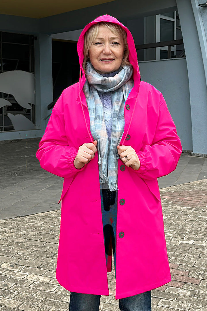 Rachel™ - Water-Resistant Oversized Hooded Windbreaker