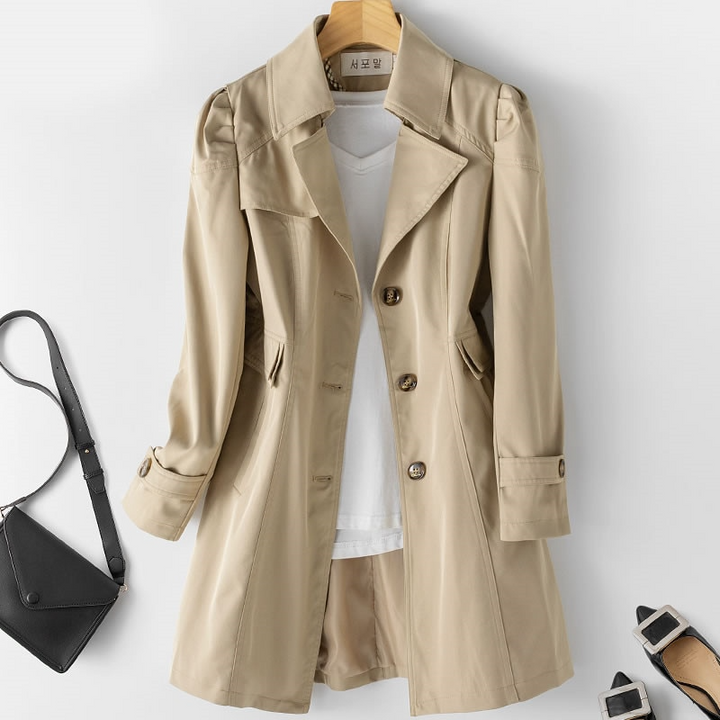Raphaella™ - Mid-Length Trench Coat