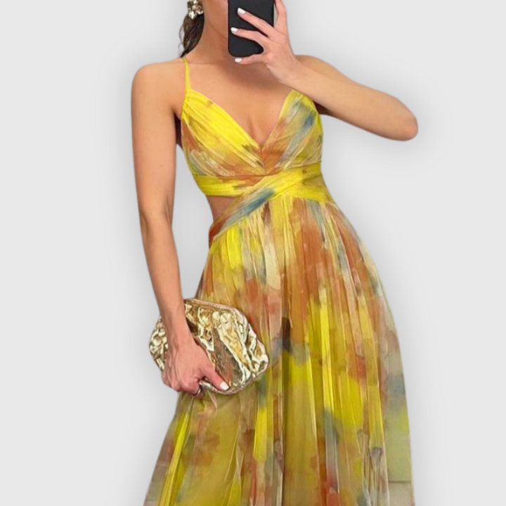 The Elara Sunset Dress