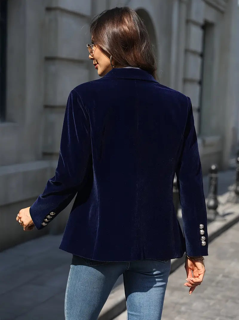 Kelly™ - Elegant Velvet Blazer