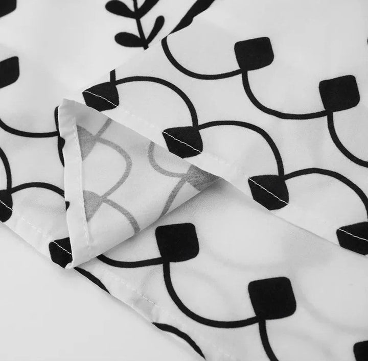 Sara Set – Chic Printed Top and Skirt