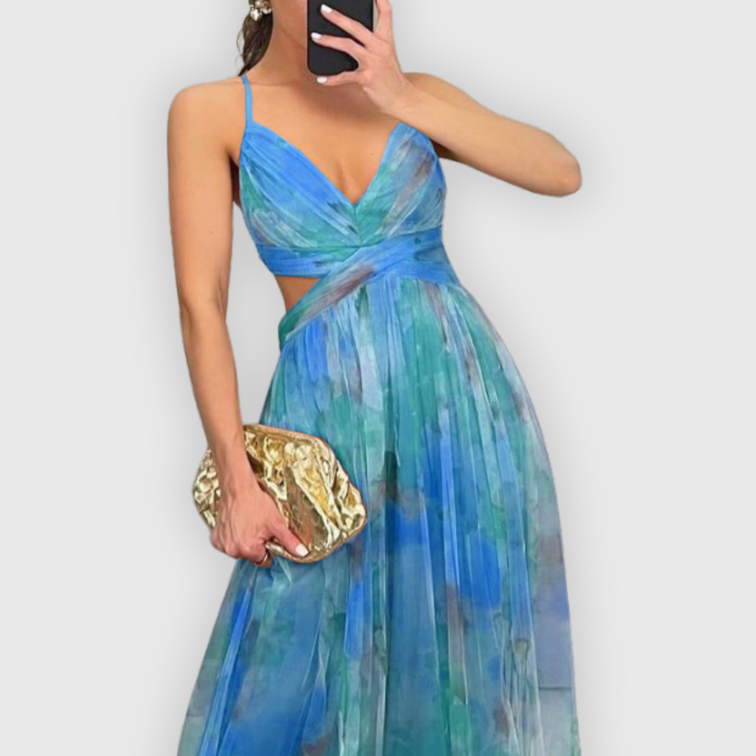 The Elara Sunset Dress