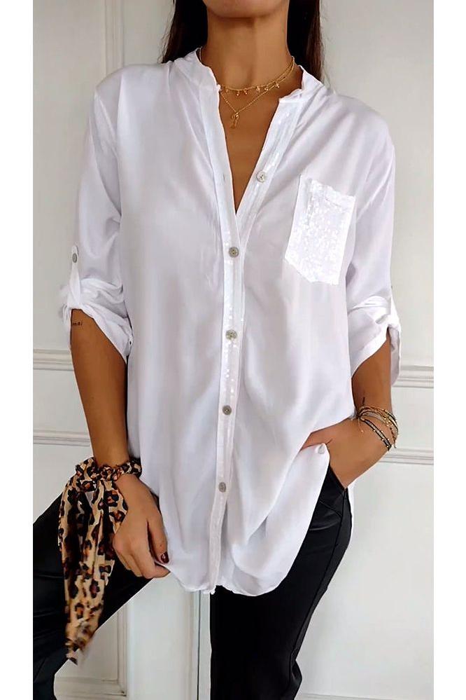 The Stella Sequin Blouse