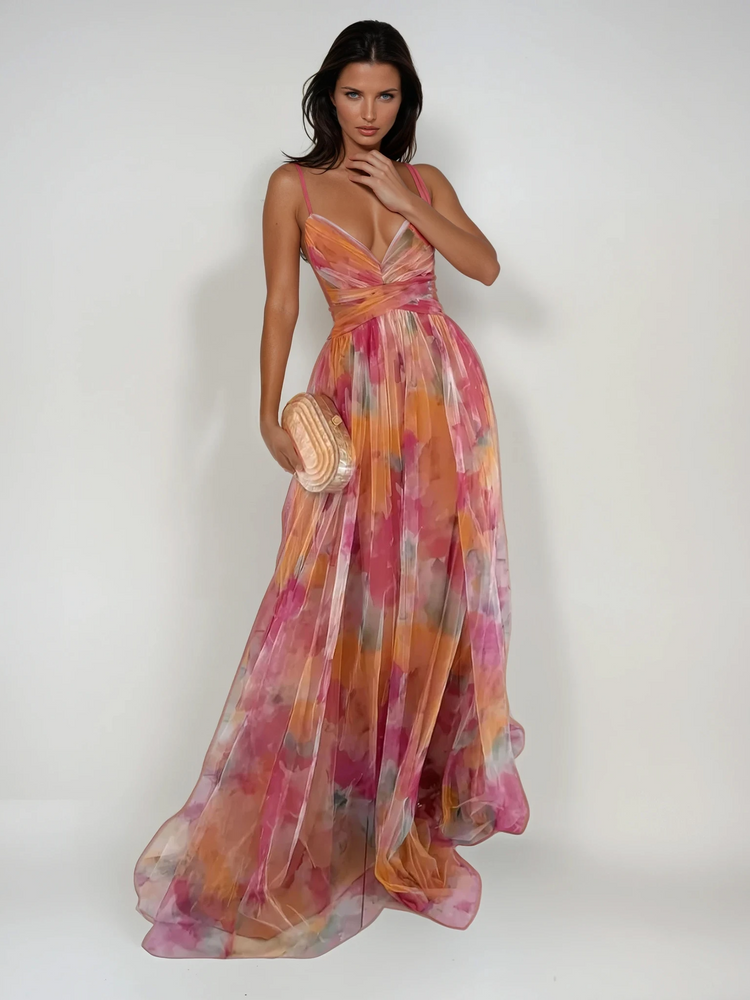The Elara Sunset Dress