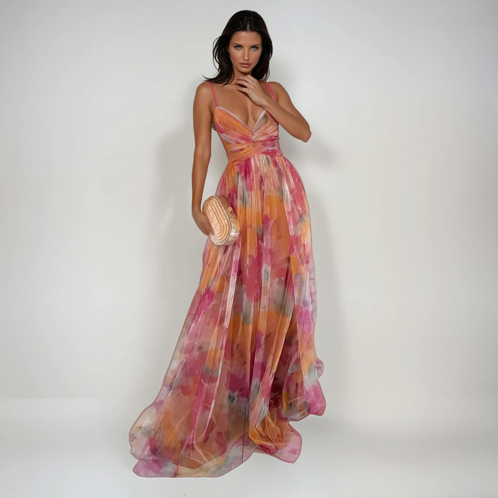 The Elara Sunset Dress