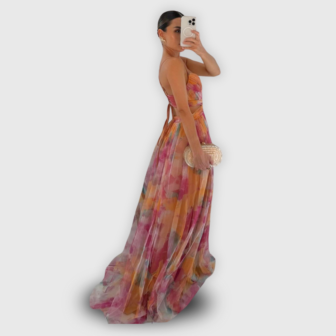 The Elara Sunset Dress