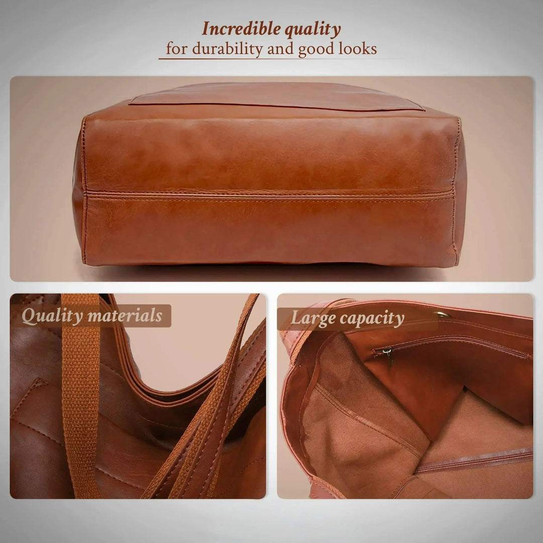 Hannah - Chic Retro Large Capacity Shoulder Handbag