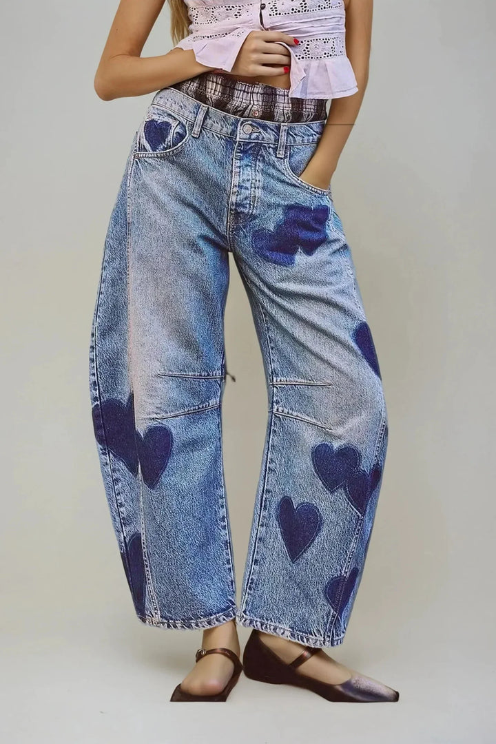 Avery Casual Mid-Rise Jeans