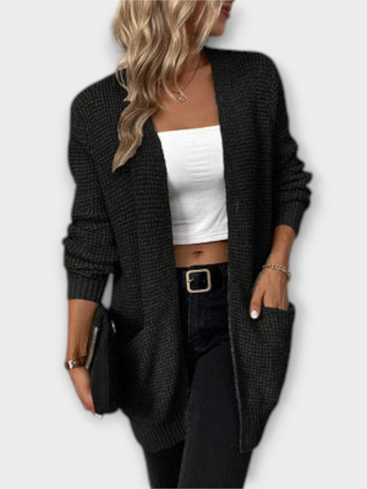 Nancy - Casual Knit Cardigan with Pockets