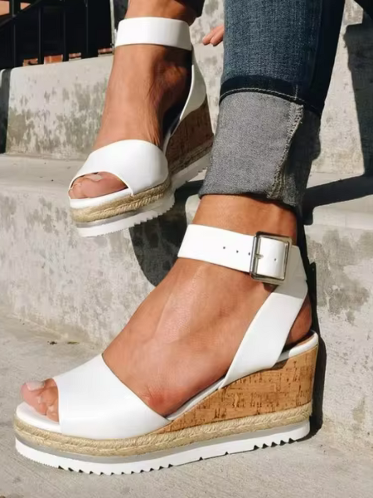 Cassandra - Stylish Wedge Sandals