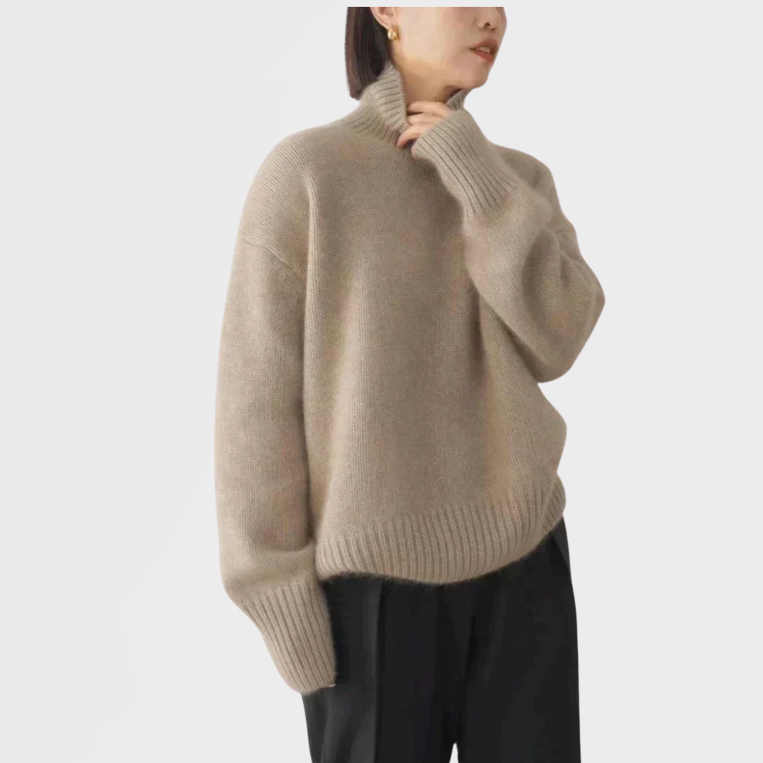 Isabella - High Collar Cashmere