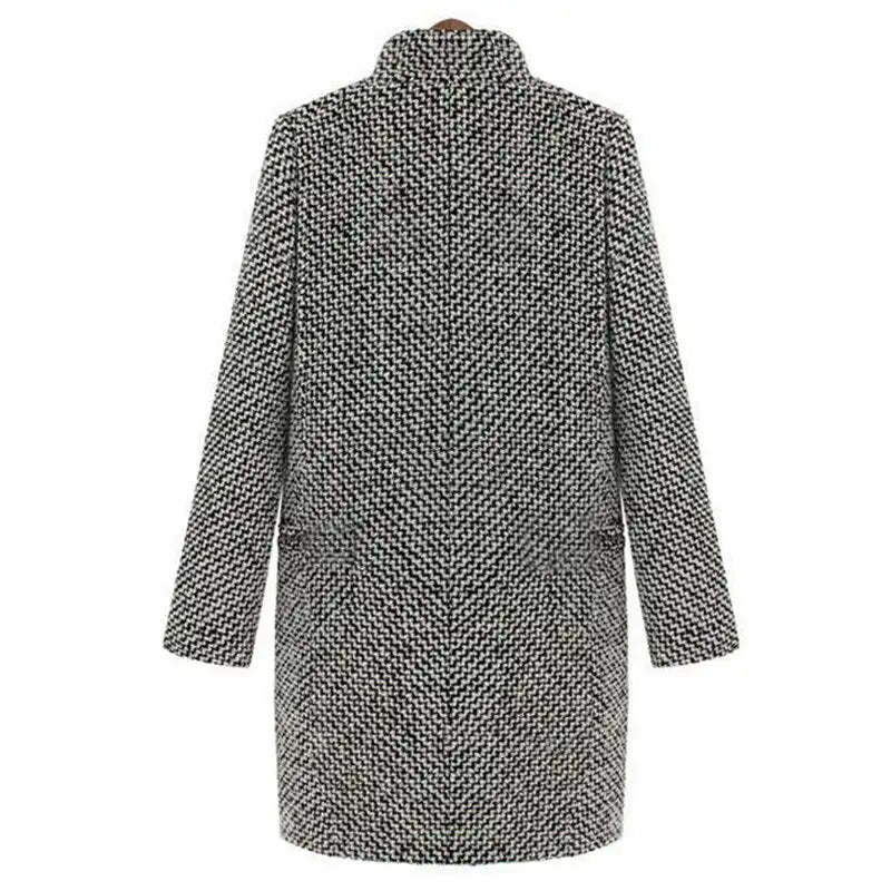 Kiara™ - Elegant Long Wool Coat