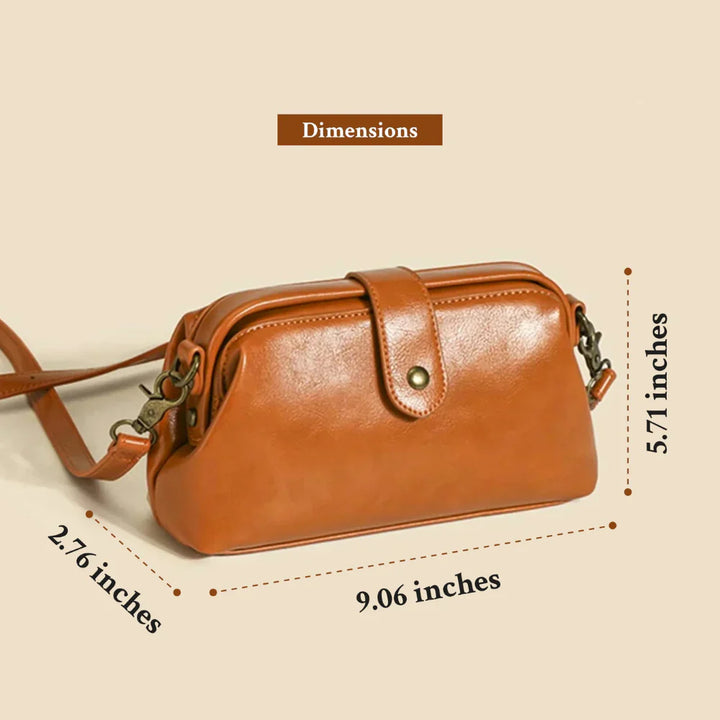 Sarah - Classic Leather Crossbody Bag for Women