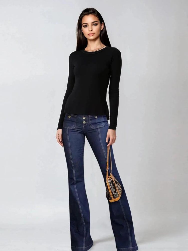Stylish High-Waisted Jeans