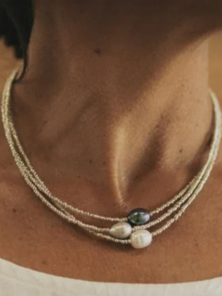 Vintage Natural Pearl Necklace