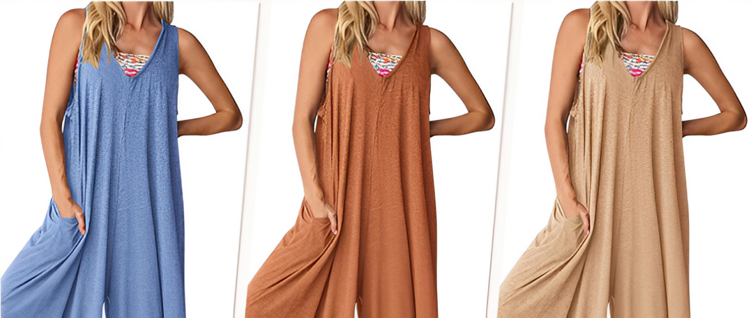 Juliette | Sleeveless Wide Leg Jumpsuit