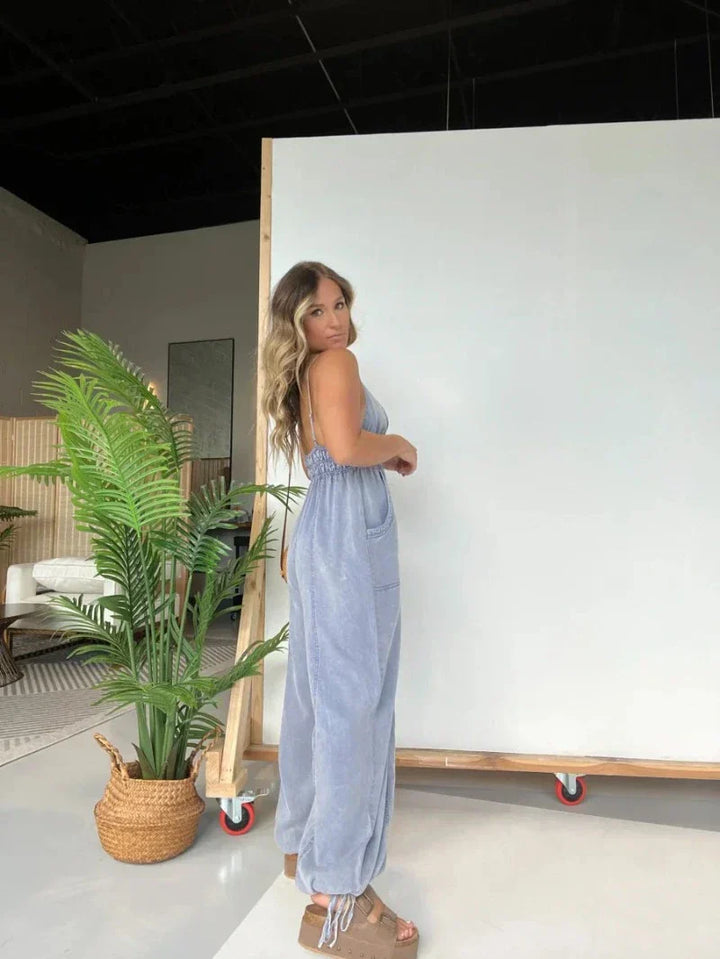 Élodie | Stylish Denim Jumpsuit