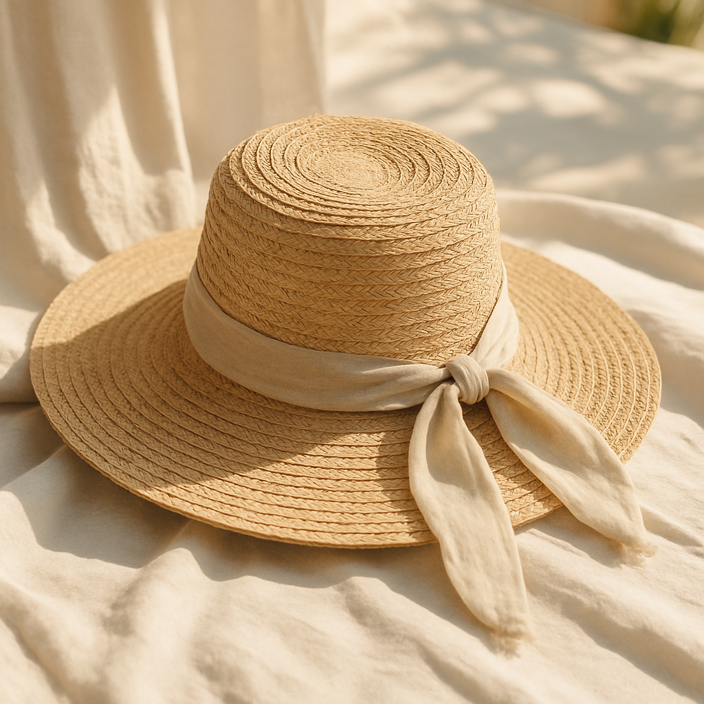 Elegant Summer Hat - White