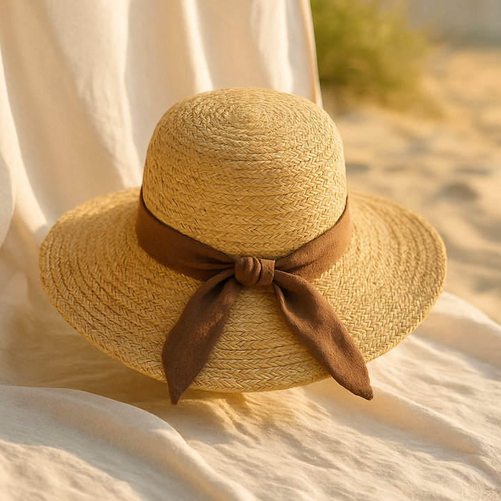 Elegant Summer Hat - Brown