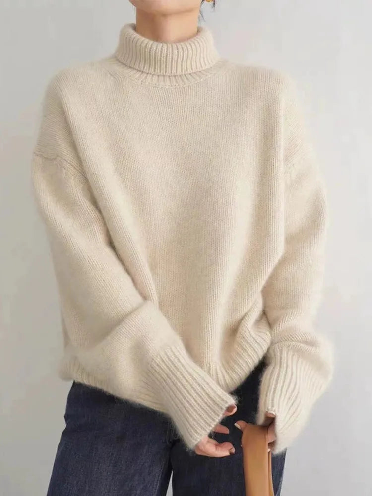 Isabella - High Collar Cashmere