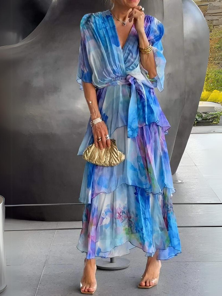 Diana | Stunning V-Neck Dress